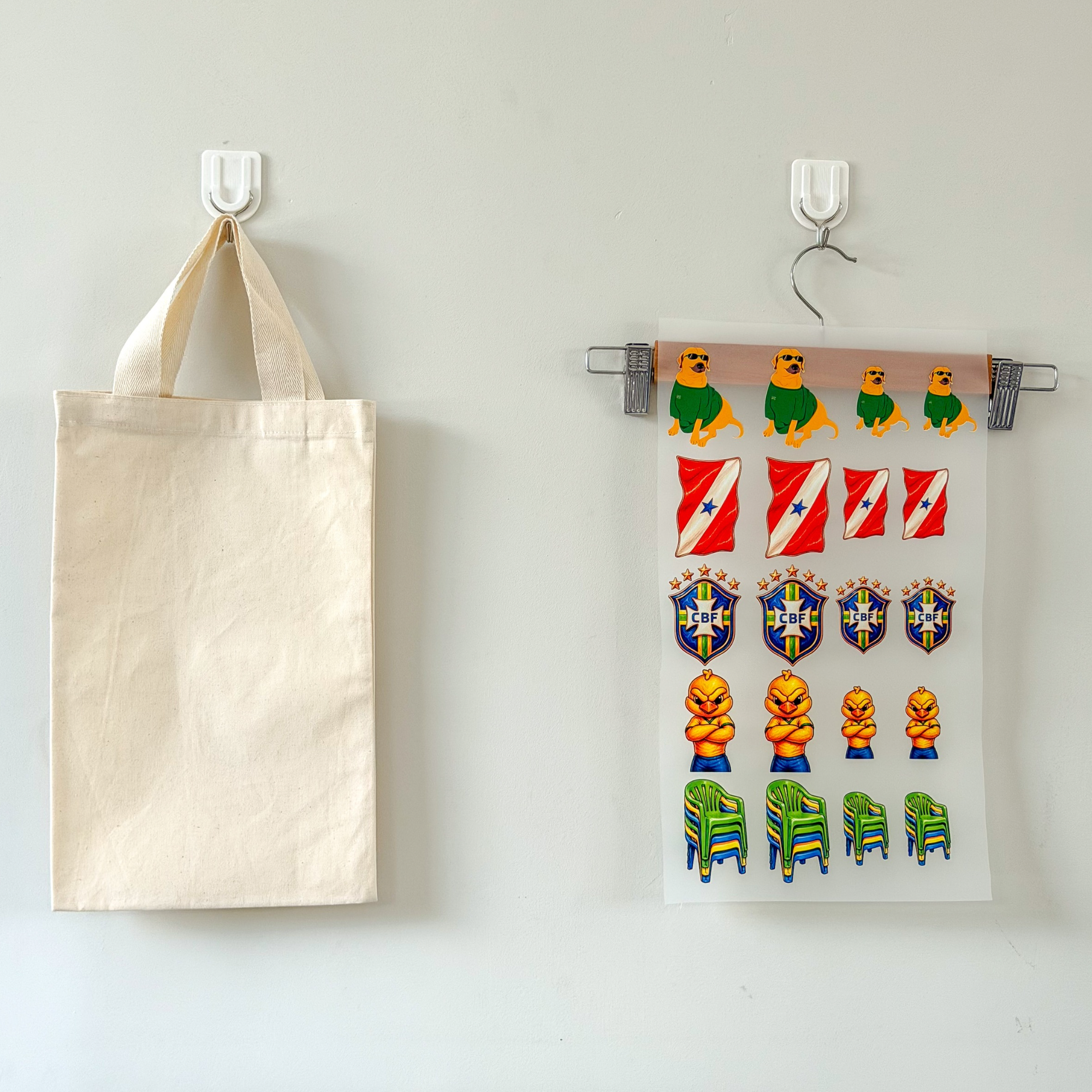 Ecobag Personalizável Pequena + Pack da Copa / Pam (DTF Têxtil)