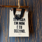 Ecobag Djavan Oceano (Frente e Costa)