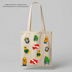 Ecobag Personalizável Grande + Pack da Copa / Pam (DTF Têxtil)