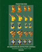 Pack da Copa / Pam (DTF Têxtil)