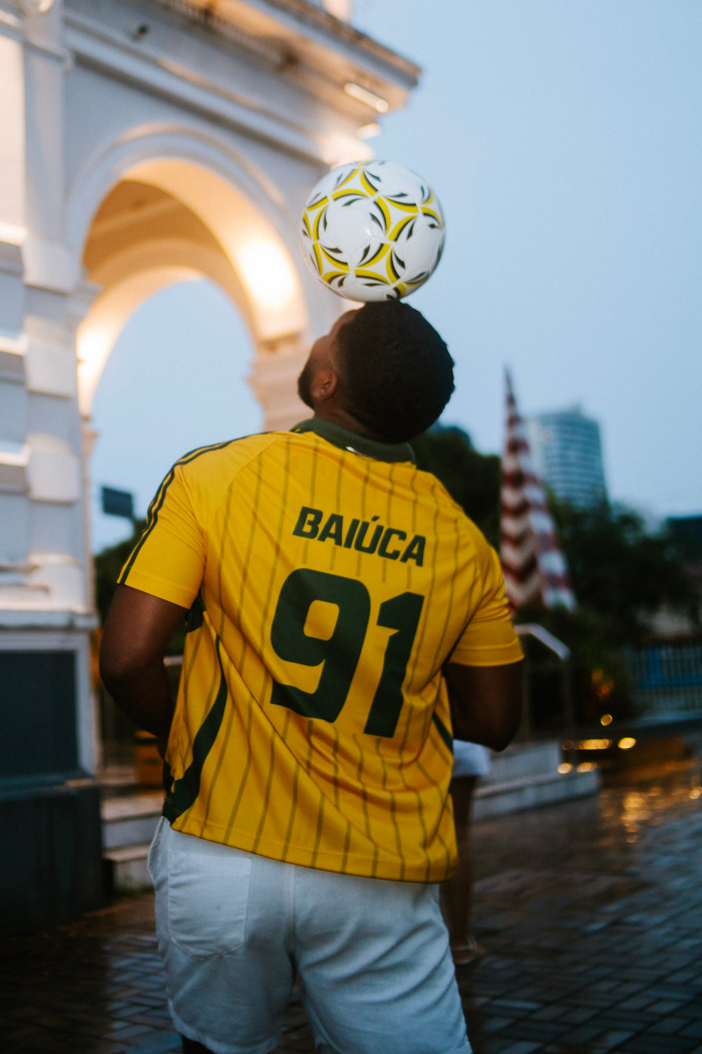 Camisa Polo Oversized Baiúca Amarela