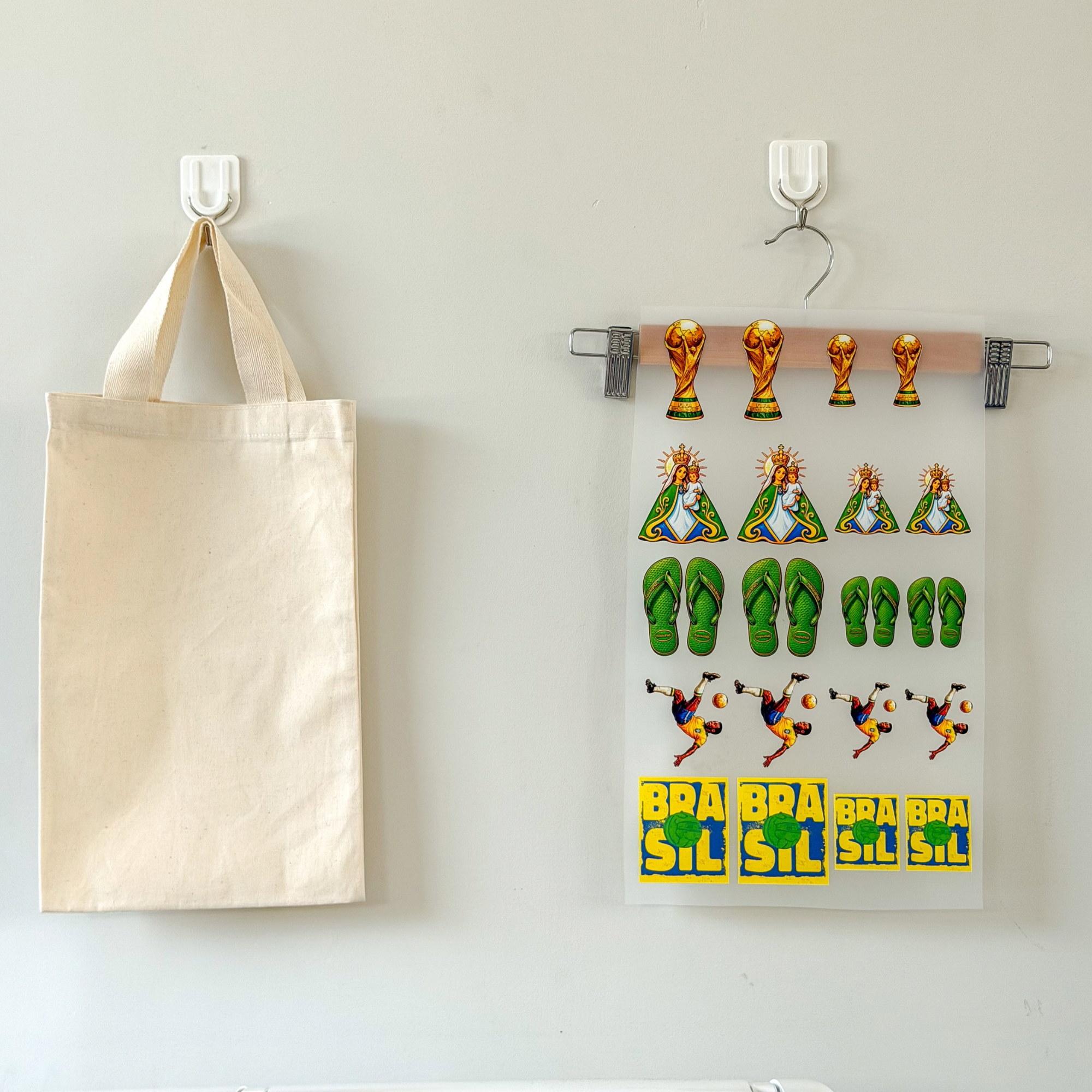 Ecobag Personalizável Pequena + Pack da Copa / Pam (DTF Têxtil)
