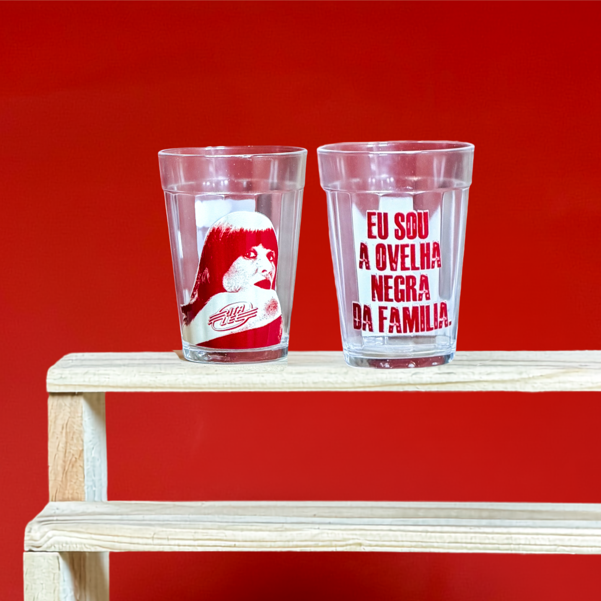 Copo Americano personalizado Coleção Artistas - Frente e Costa