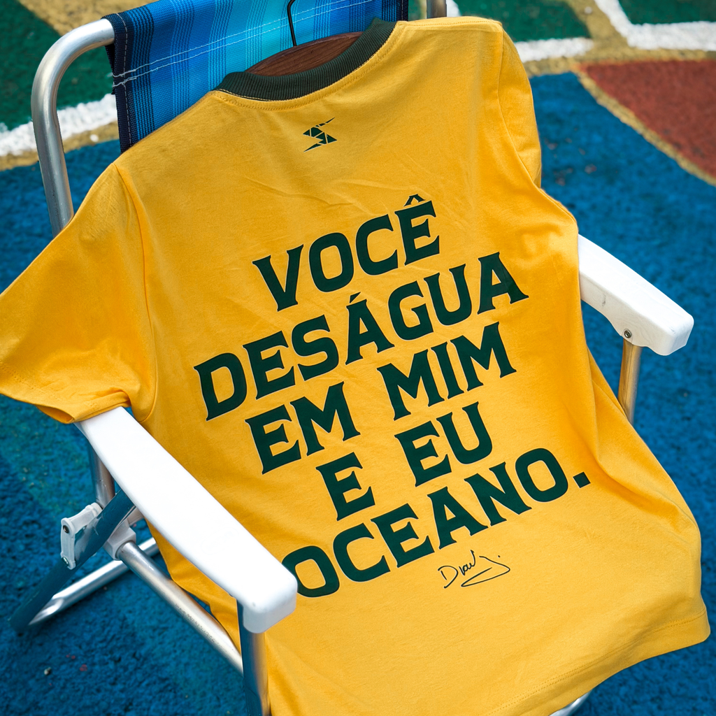 Camisa Djavan Copa - Frente e Costa/ 100% Algodão e DTF têxtil