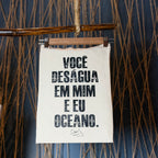 Ecobag Djavan Oceano (Frente e Costa)