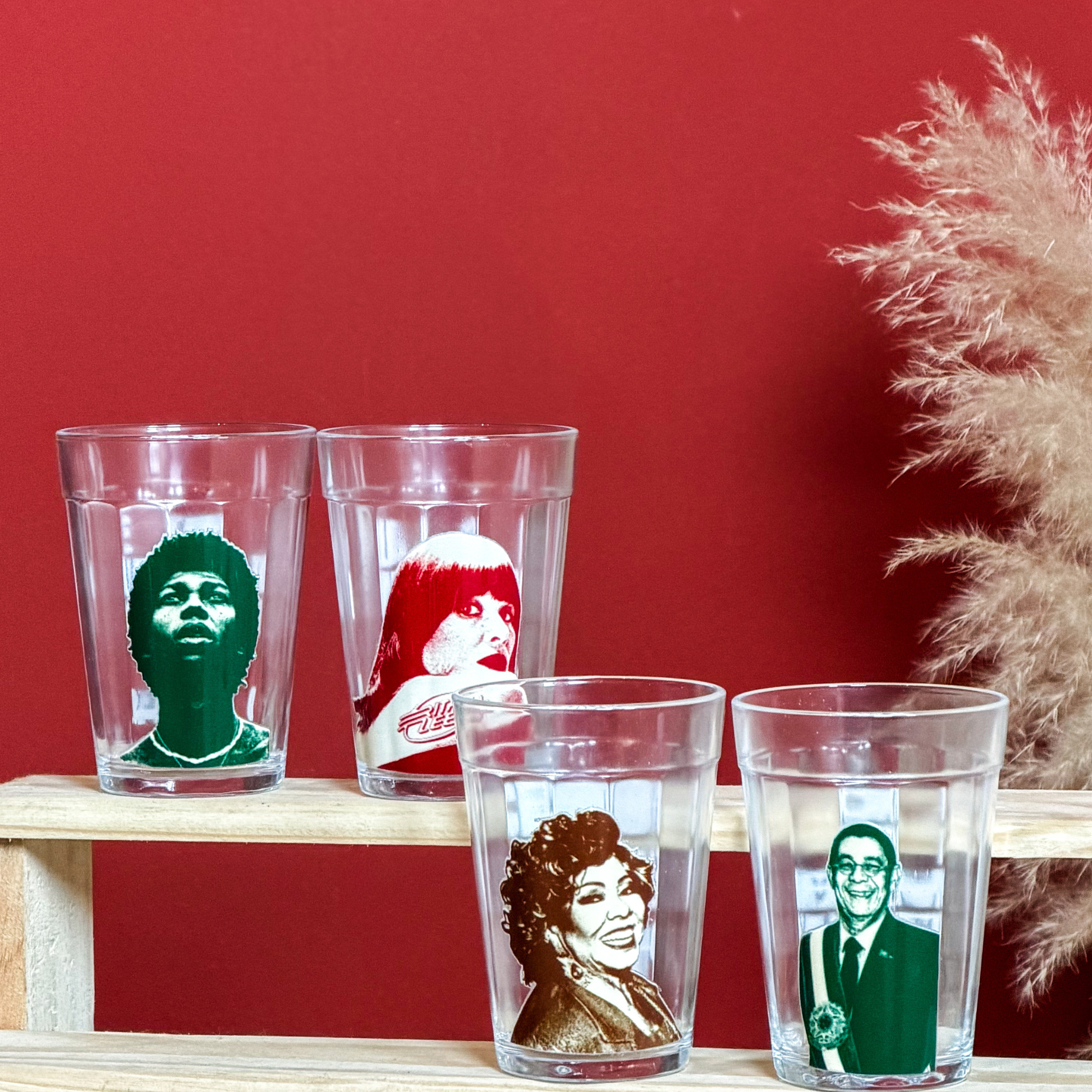 Copo Americano personalizado Coleção Artistas - Frente e Costa