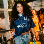 Camisa Polo Oversized Baiúca Azul Marinho