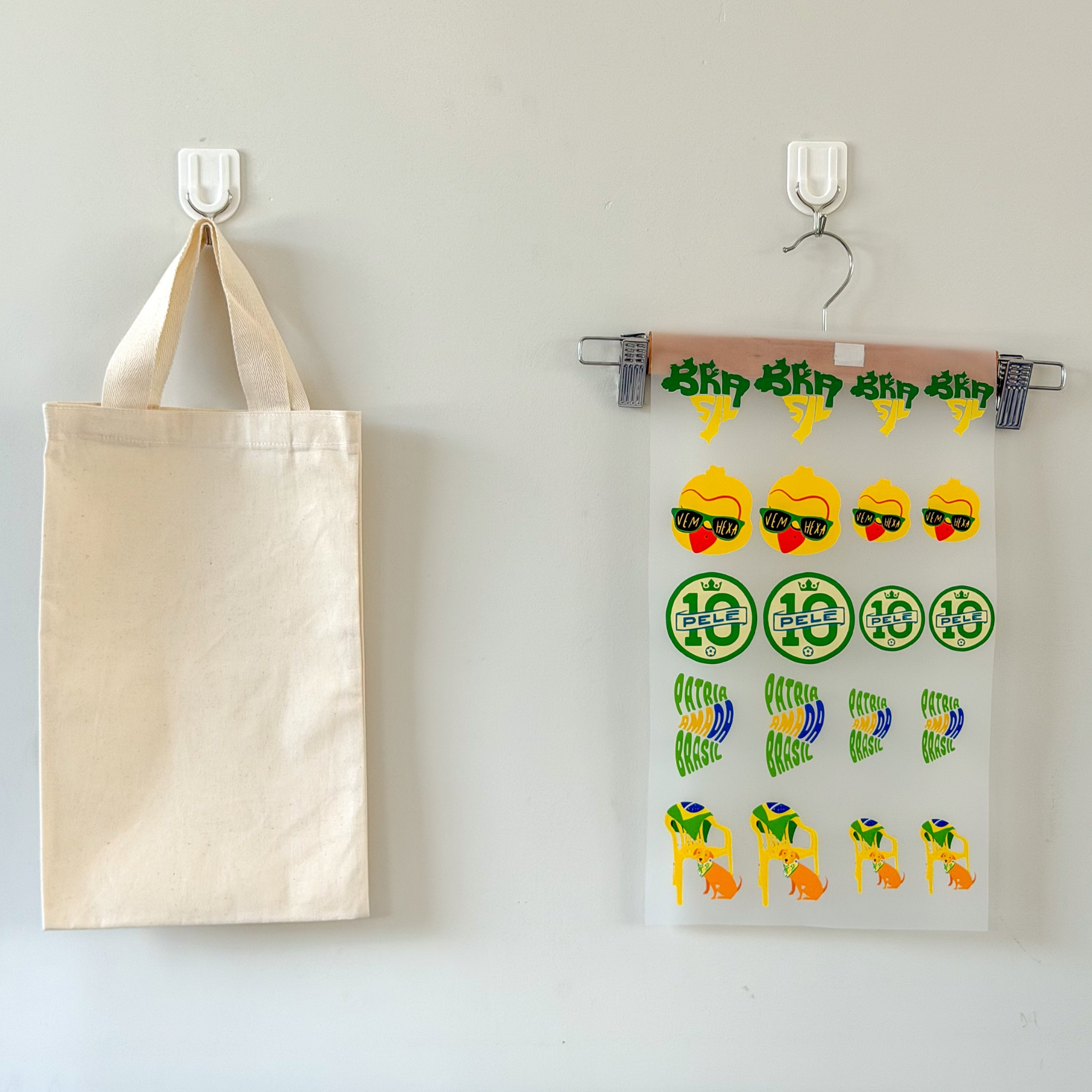 Ecobag Personalizável Pequena + Pack da Copa / Pam (DTF Têxtil)