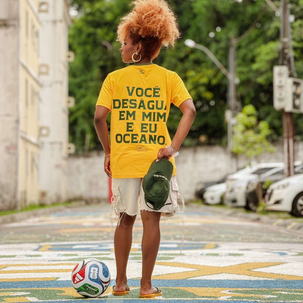 Camisa Djavan Copa - Frente e Costa/ 100% Algodão e DTF têxtil