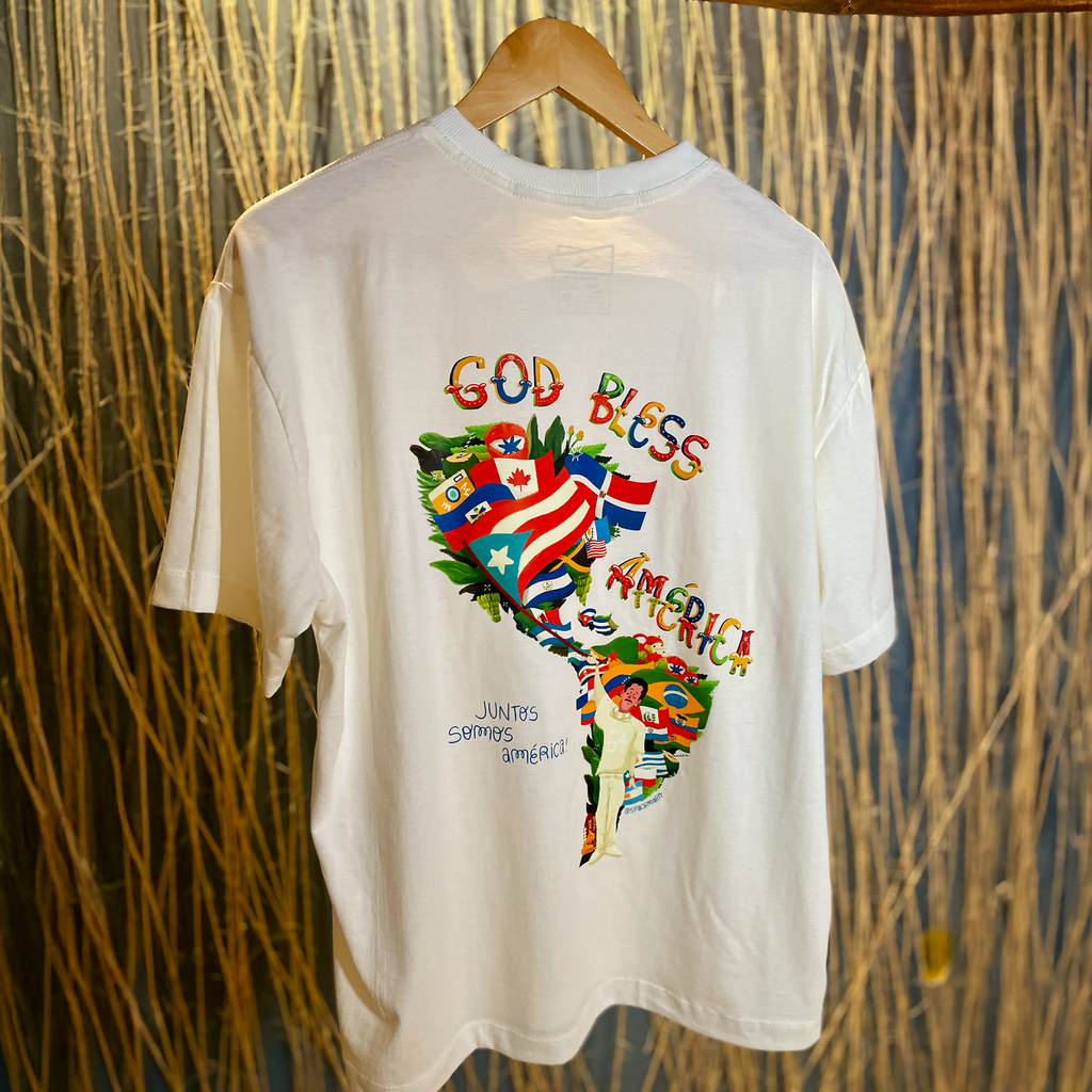 Camisa Oversized Bad Bunny Frente e Costa