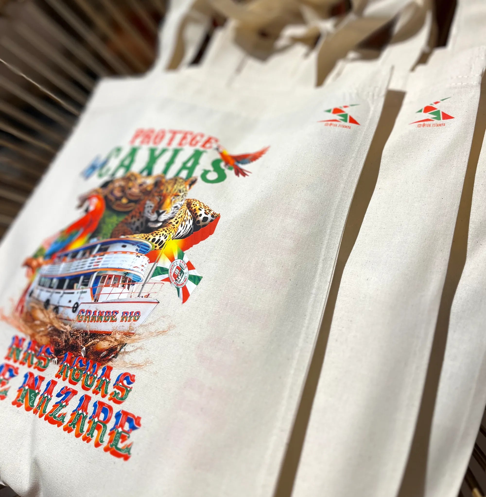 Ecobag Pororocas Parawaras - Carnaval Grande Rio 2025