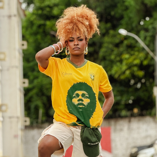 Camisa Djavan Copa - Frente e Costa/ 100% Algodão e DTF têxtil
