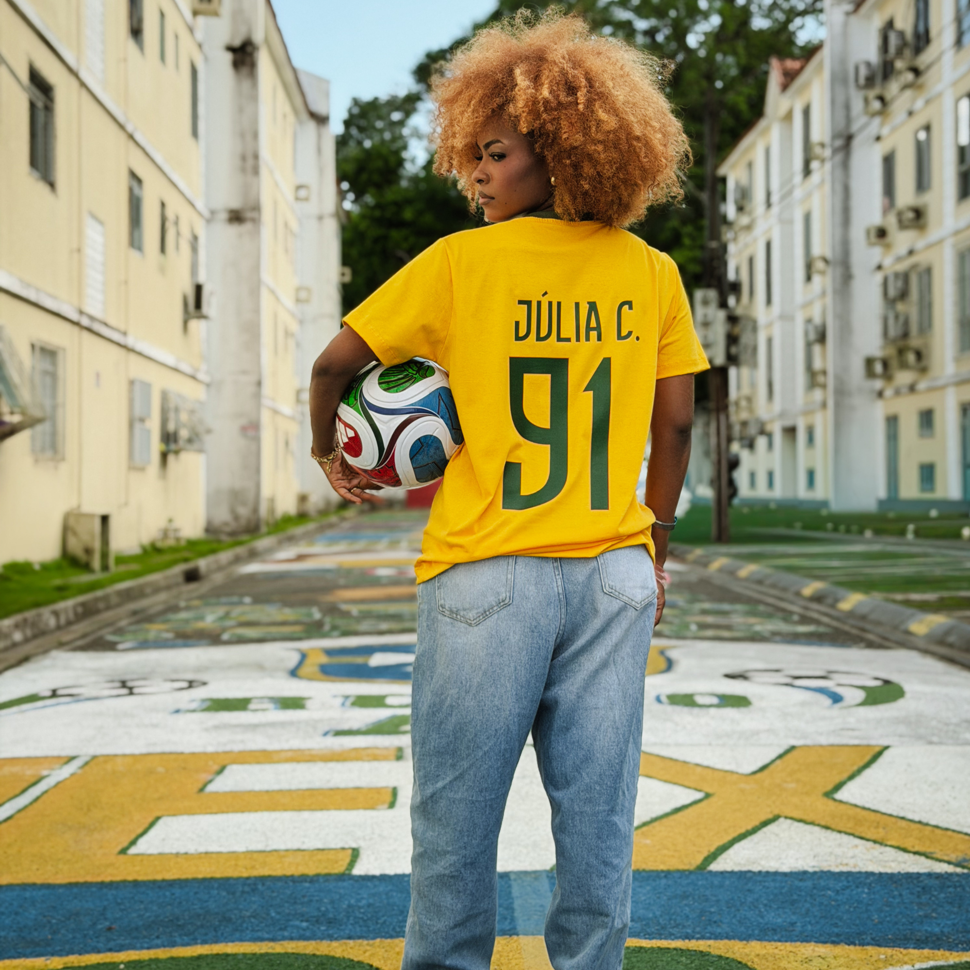 Camisa Personalizável Copa - Frente e costa / *Após pagamento enviar o nome pelo WhatsApp