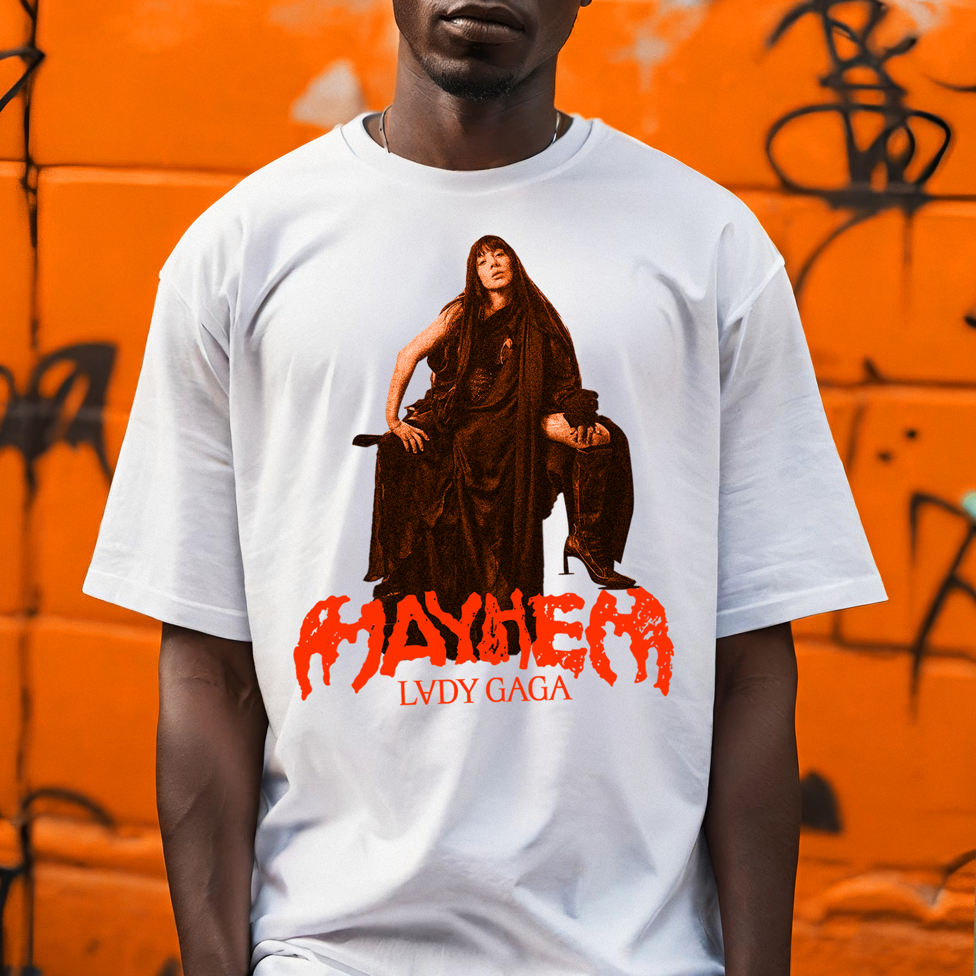 CAMISETA BÁSICA / OVERSIZED LADY GAGA MAYHEM ABRACADABRA