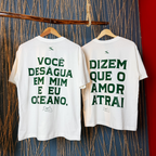 Camisa Djavan Oceano & Samurai - Frente e Costa / Oversized