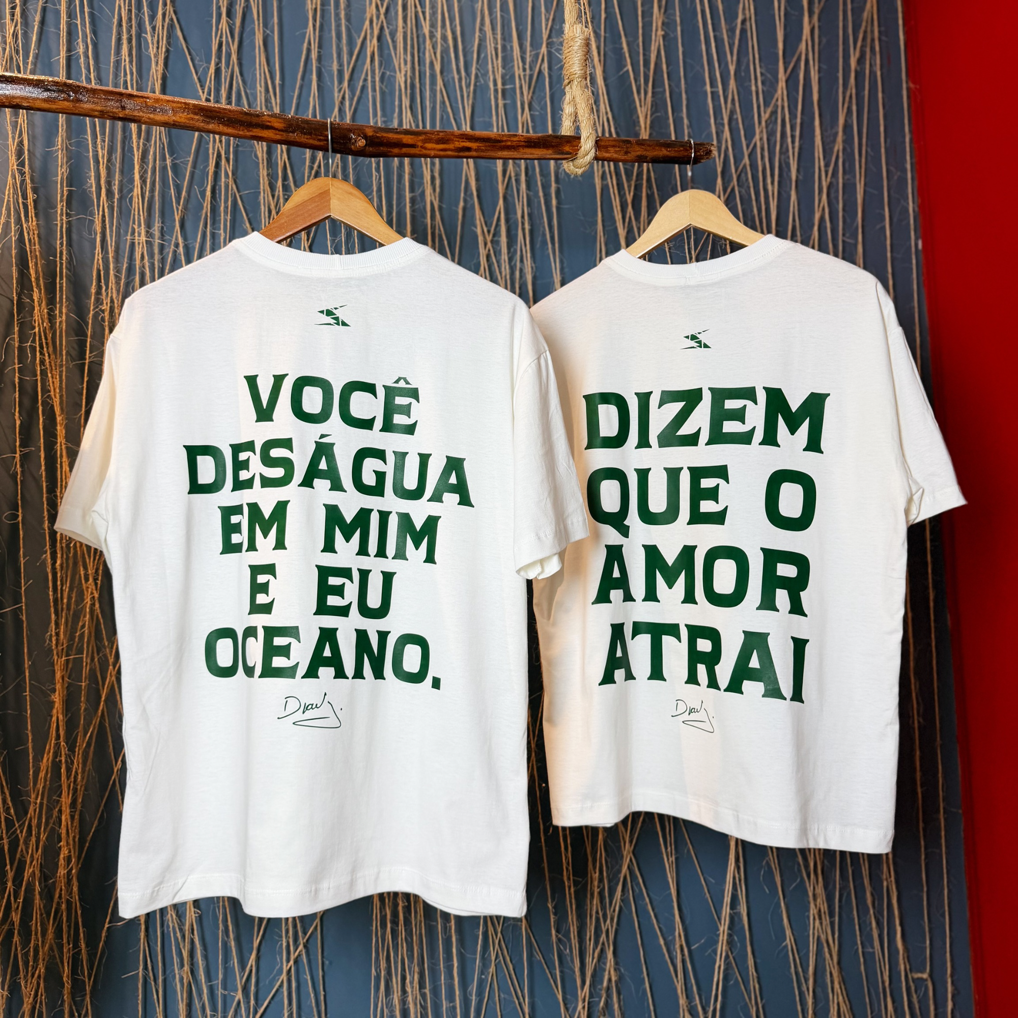 Camisa Djavan Oceano & Samurai - Frente e Costa / Oversized