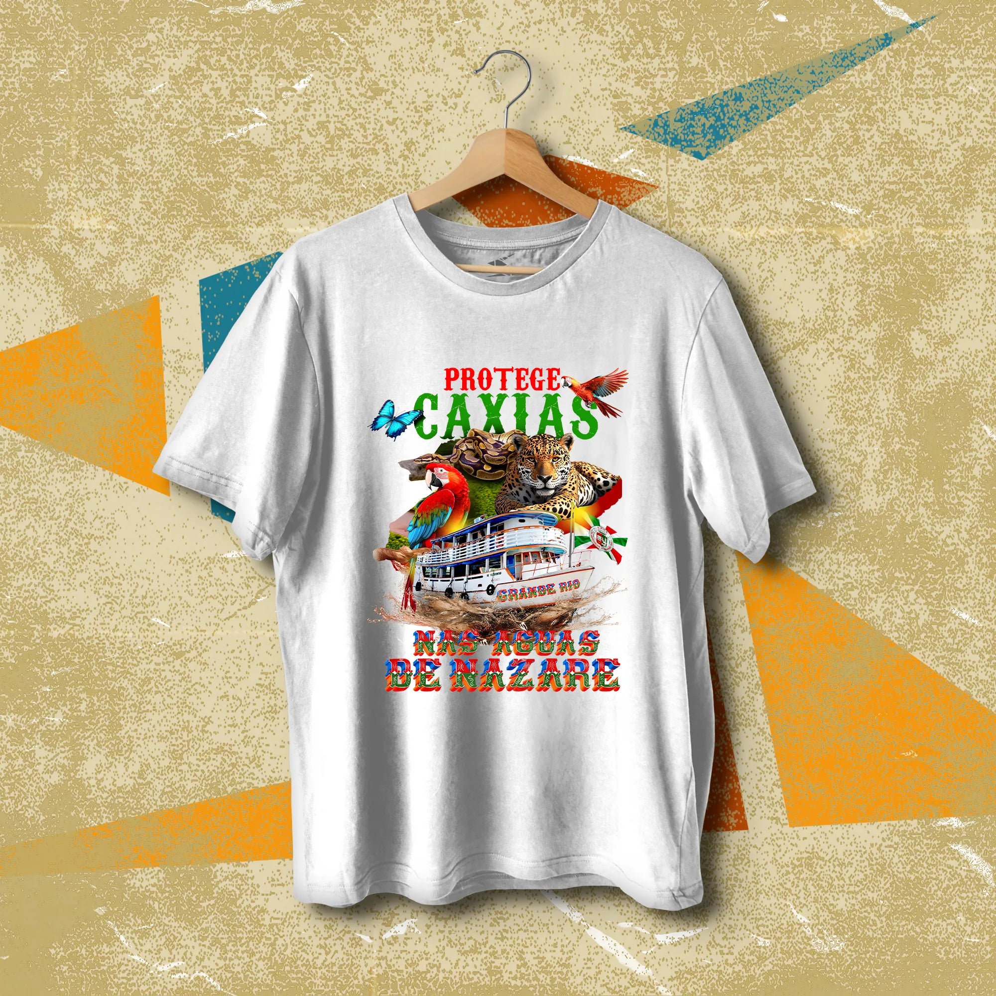 Camisa Unissex Pororocas Parawaras - Carnaval Grande Rio 2025