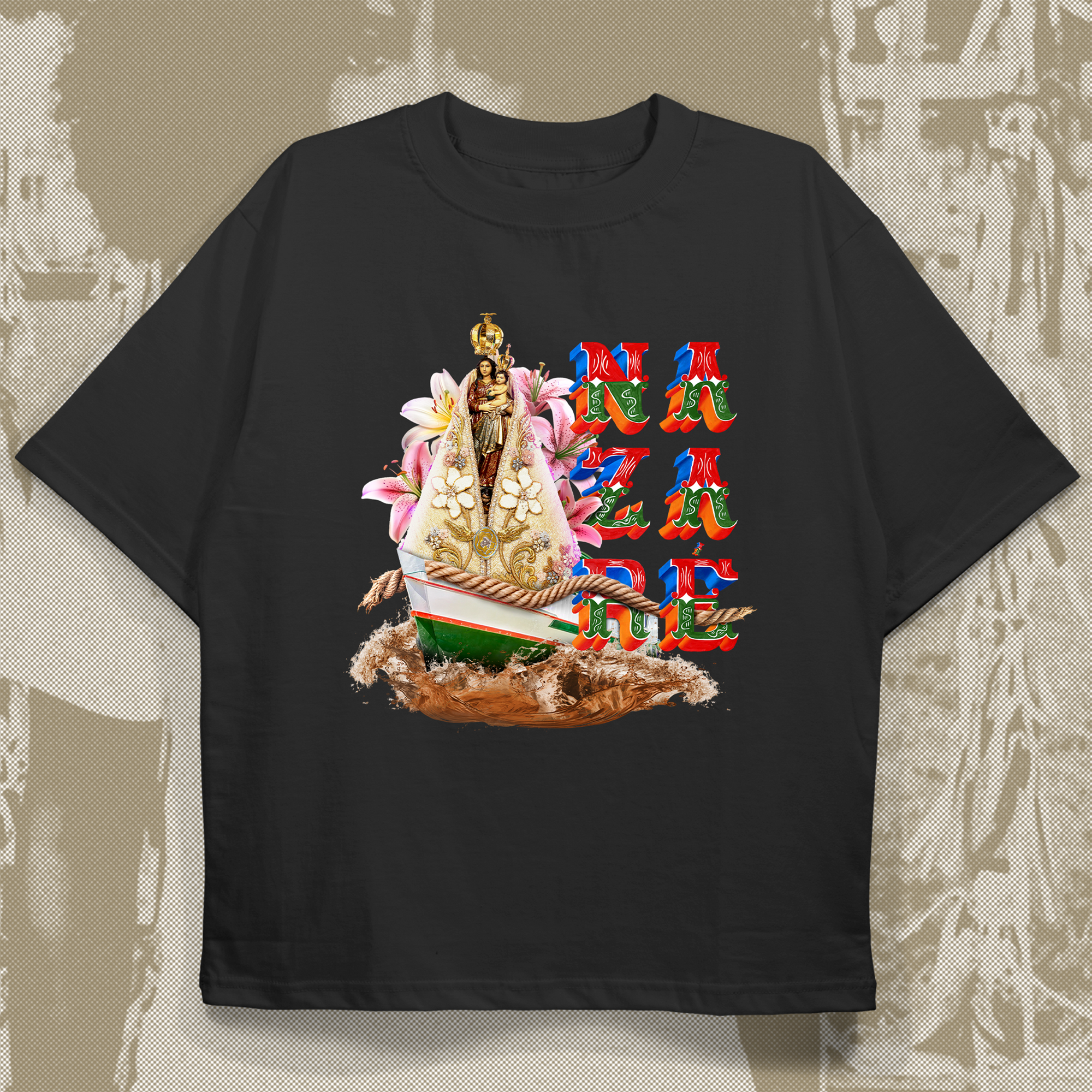 Camisa Nazaré Letra de Barco Círio 2025