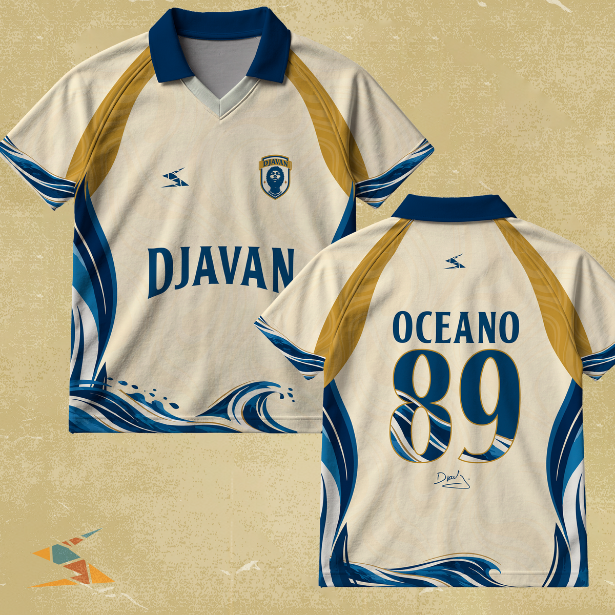 Camisa Jersey Djavan OCEANO - Regular