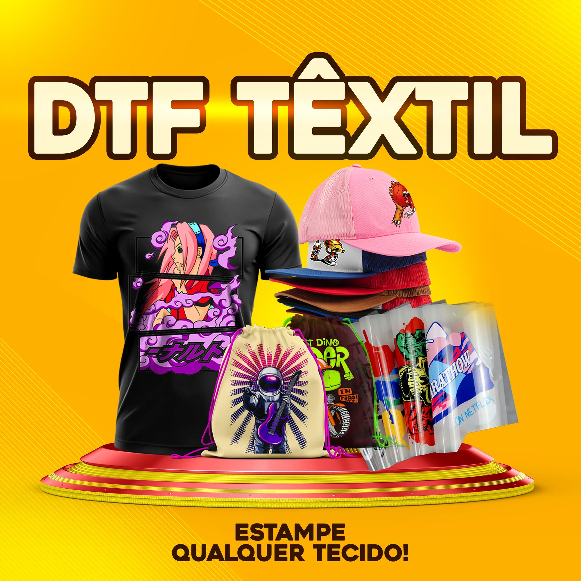 IMPRESSÃO DE ESTAMPA EM DTF 57X100 (1 METRO) - APÓS A COMPRA, ENVIAR ARTE PELO BOTÃO DO WHATSAPP OU EMAIL