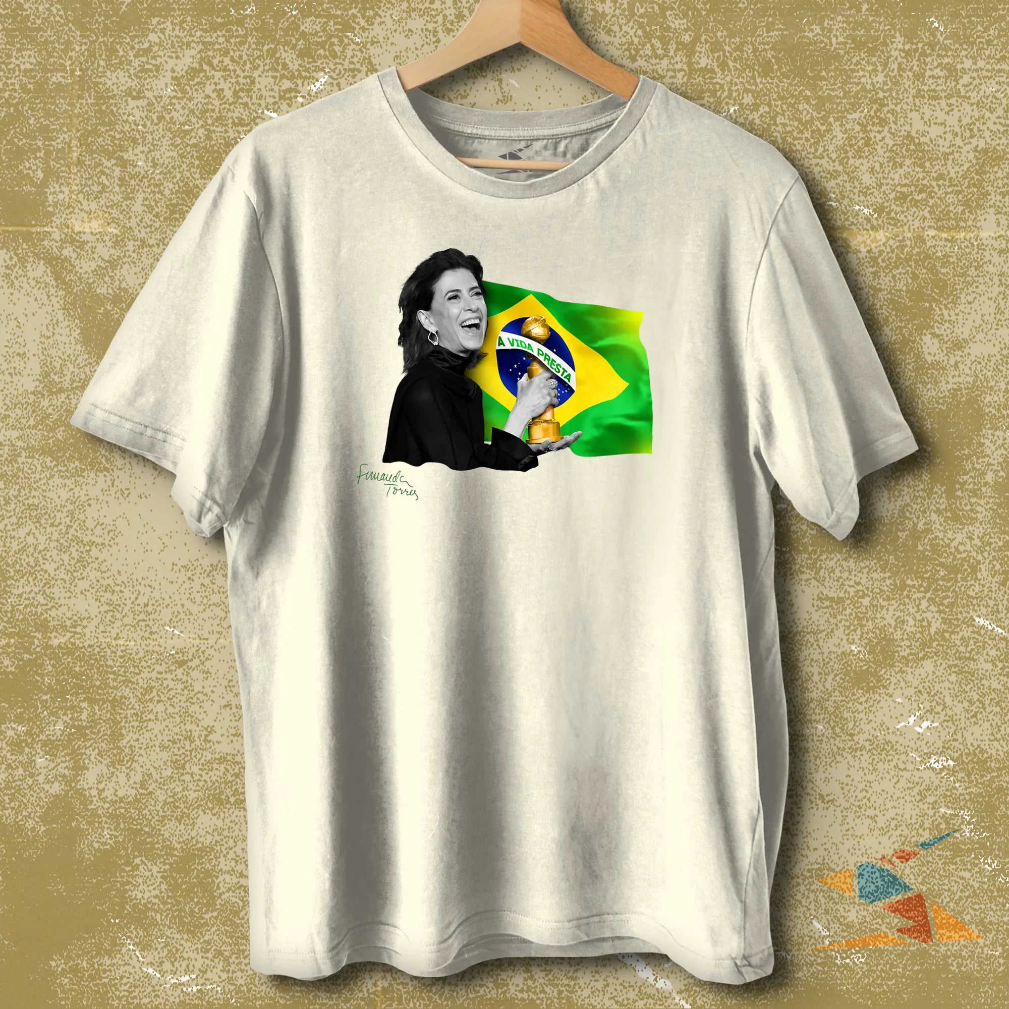 Camisa Unissex Fernanda Torres Ainda Estou Aqui - A Vida Presta Brasileira