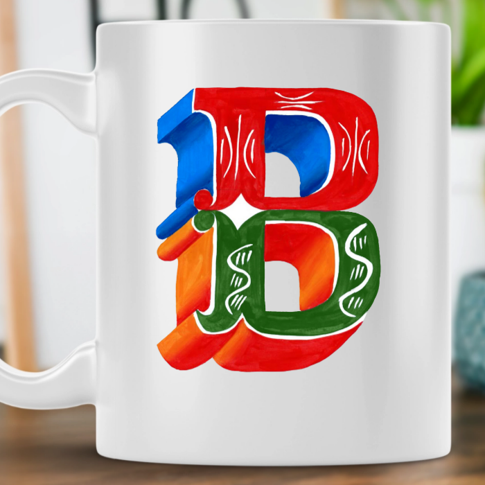 PERSONALIZE - Caneca Letra de Barco