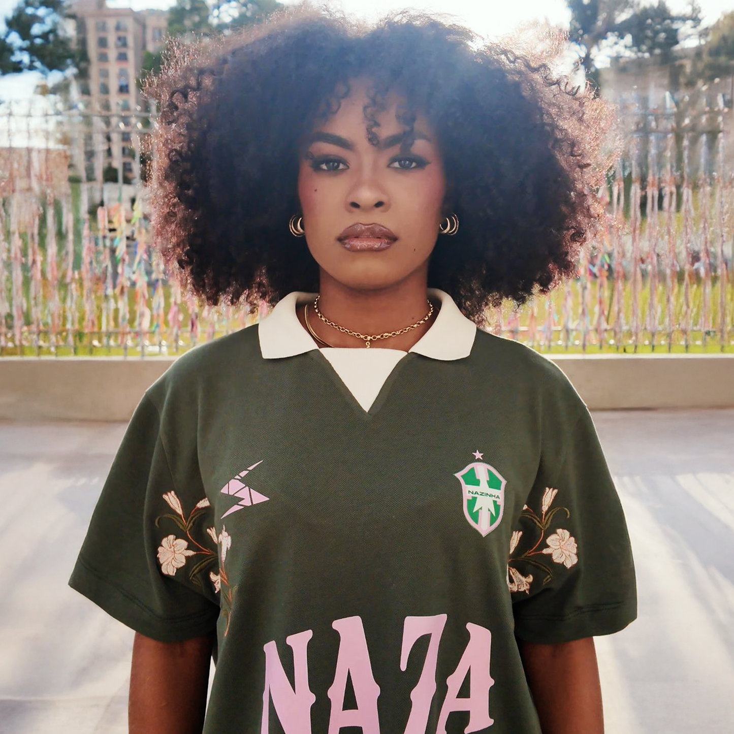 Camisa Naza Círio 2025 - Polo Oversized Bordada