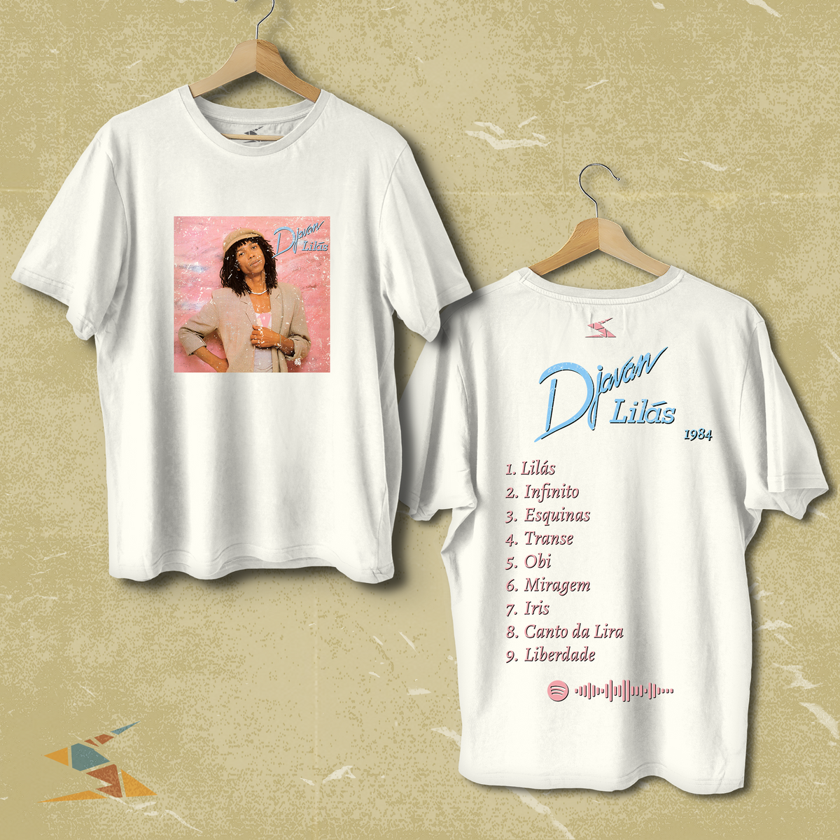 Camisa Djavan Álbum Lilás - Regular e Oversized