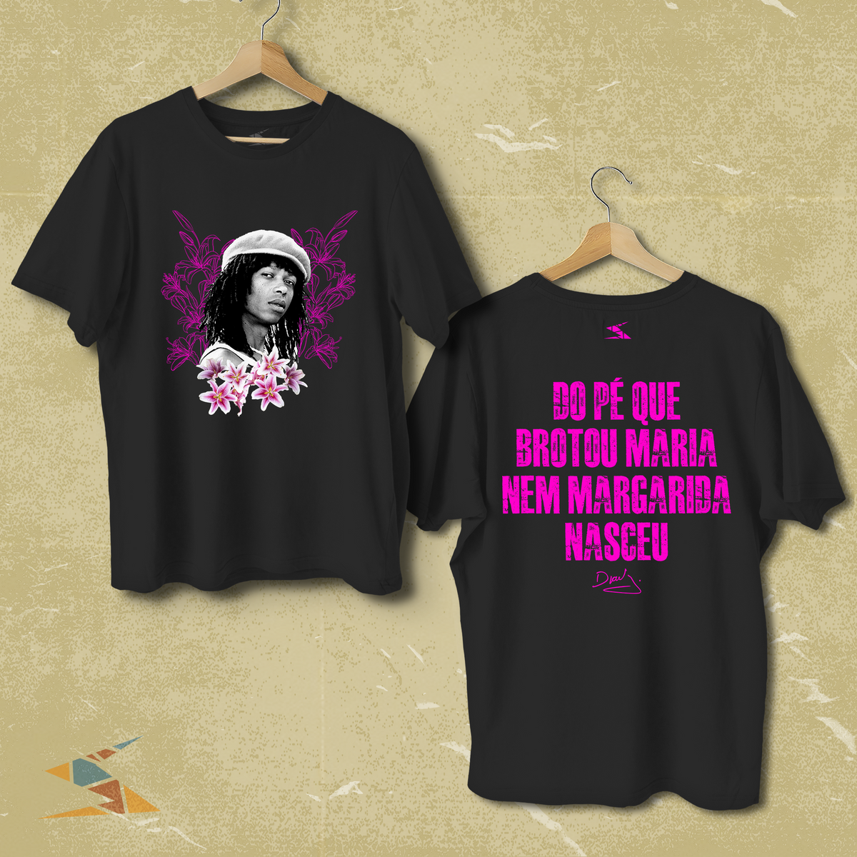 Camisa Djavan Flor de Lis - Regular e Oversized