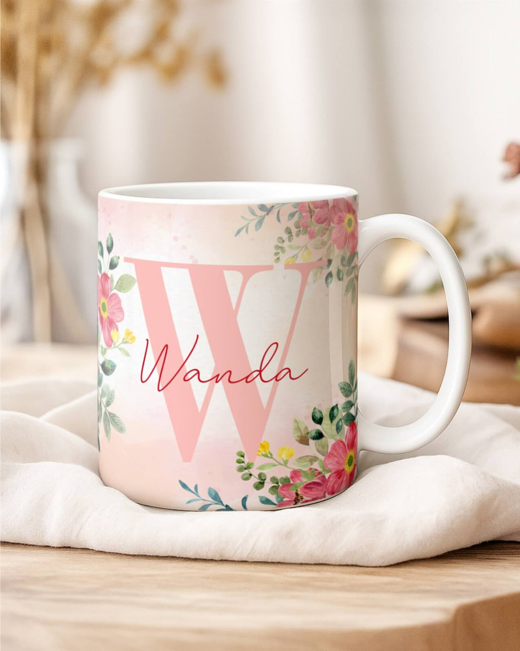 PERSONALIZE CANECA INICIAIS FLORIDAS